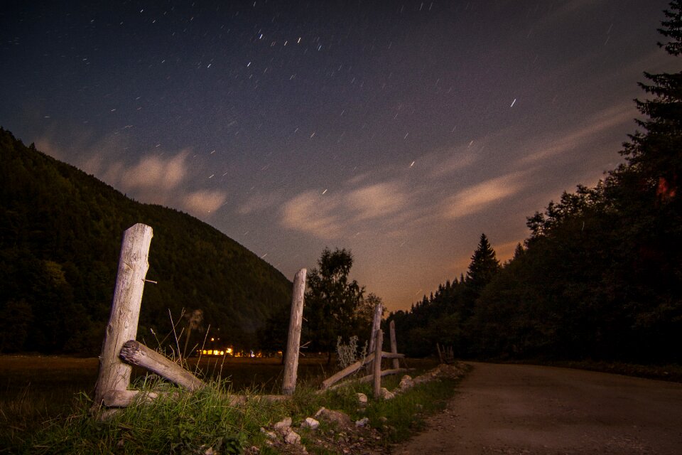 Mountain piatra craiului stars