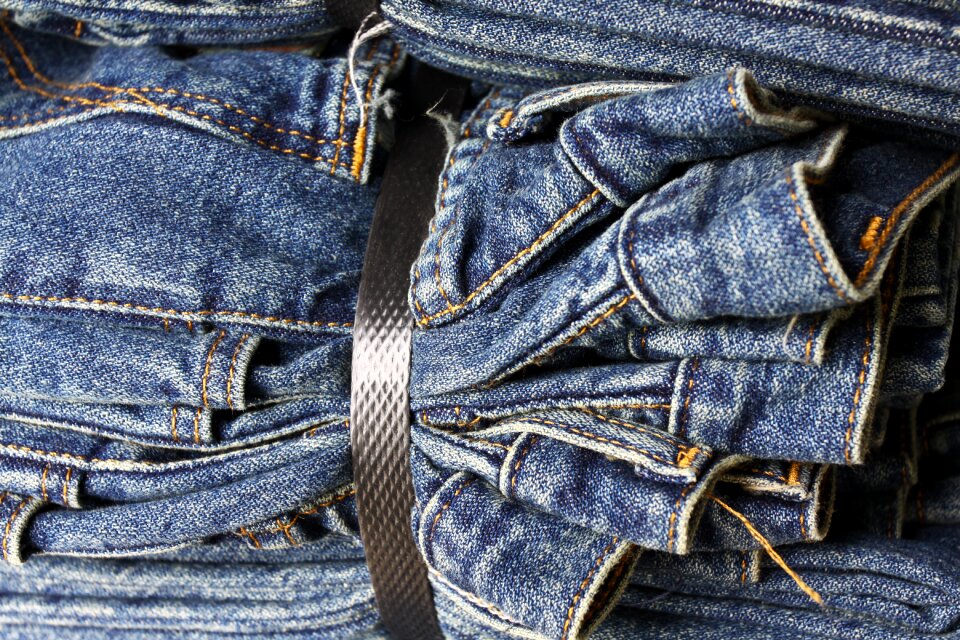 Garment fashion blue