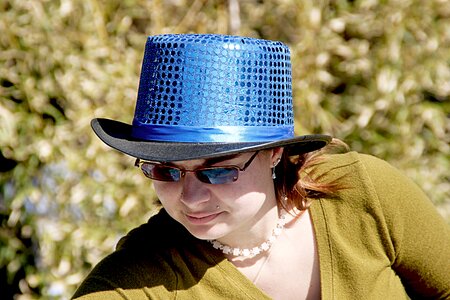 Portrait hat face