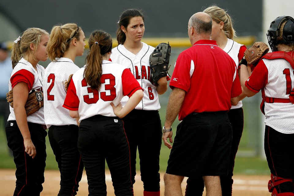 Softball athletes sports photo