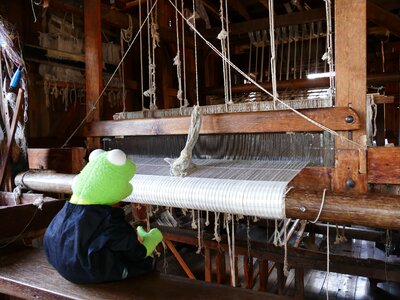 Craft hand labor kermit