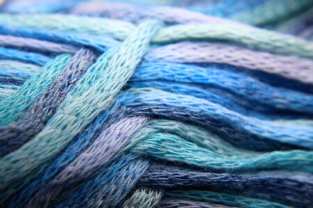 Knit crochet thread