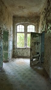 Old room window door