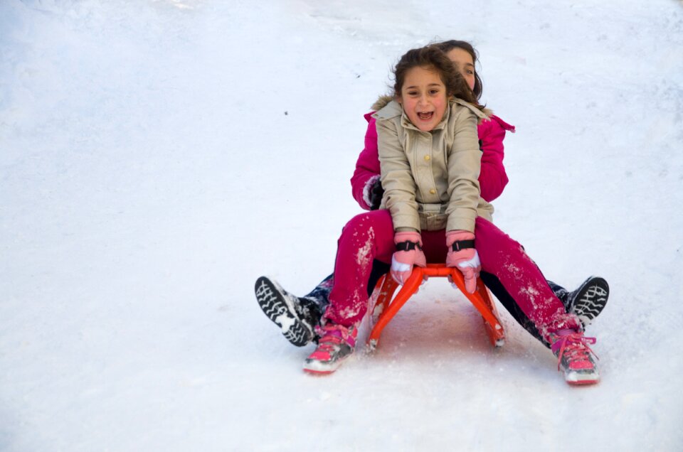 Human entertainment snow