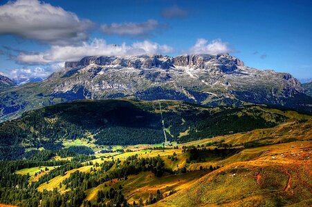 Mountains south tyrol alpine photo