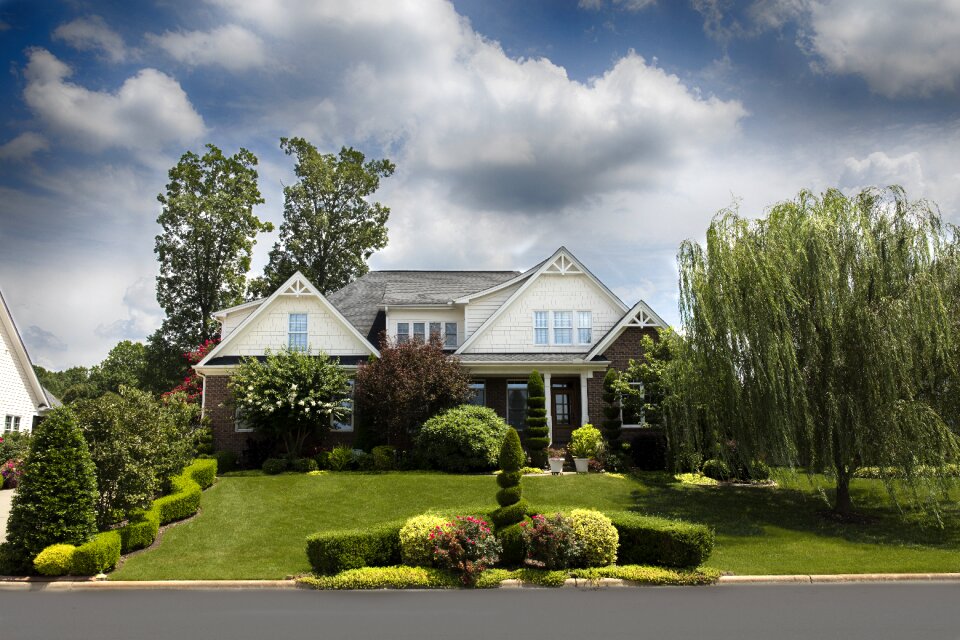 Front exterior suburban house