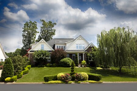 Front exterior suburban house