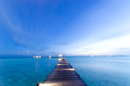 Maldives views trestle
