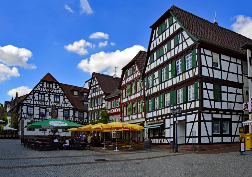 Historic center truss fachwerkhaus