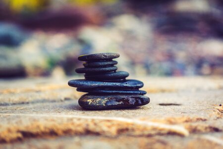 Yoga centered grounded