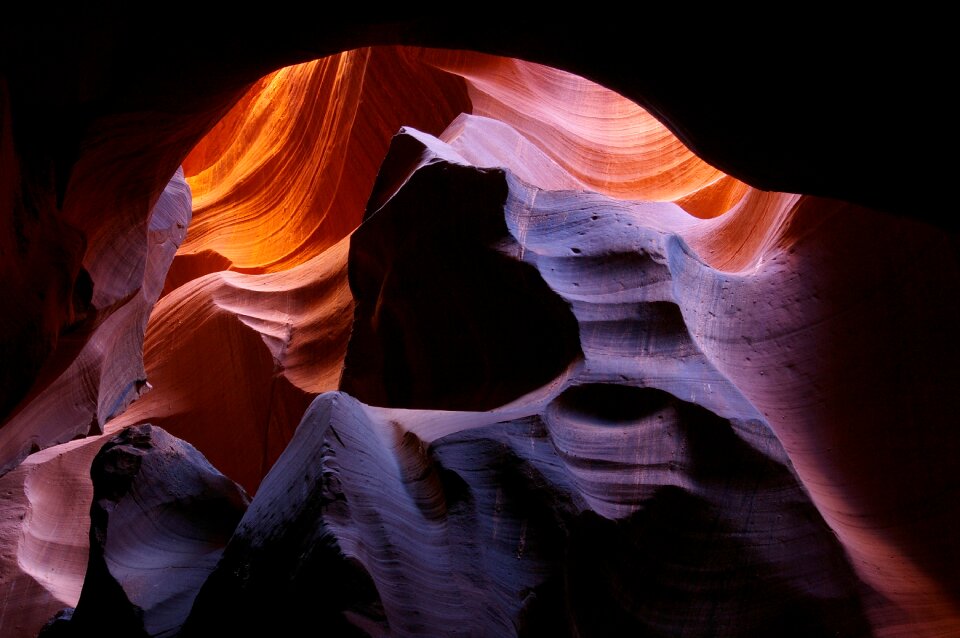 Landscape light rock photo