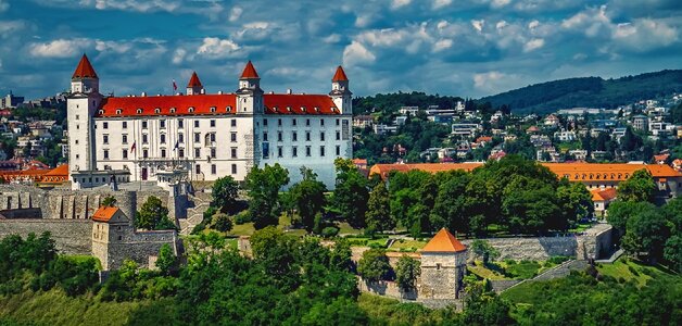 The capital city of bratislava castle castle