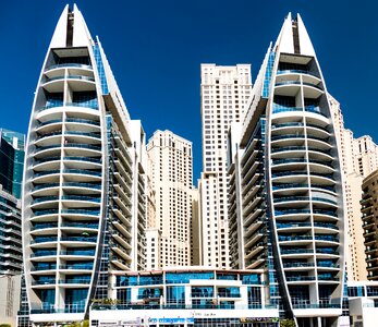 Dubai skyscrapers modern photo