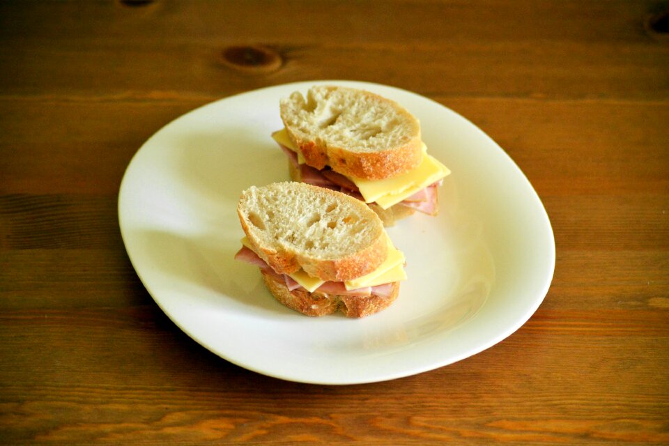 Bread rustic lunch photo