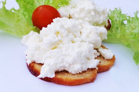 Curd cheese sandwich