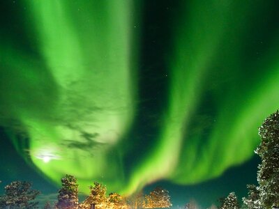Aurora borealis finland inari