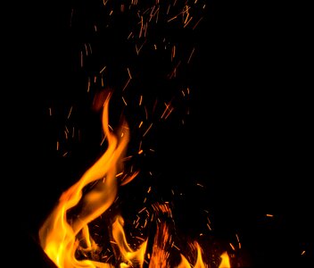 Koster burn campfire photo
