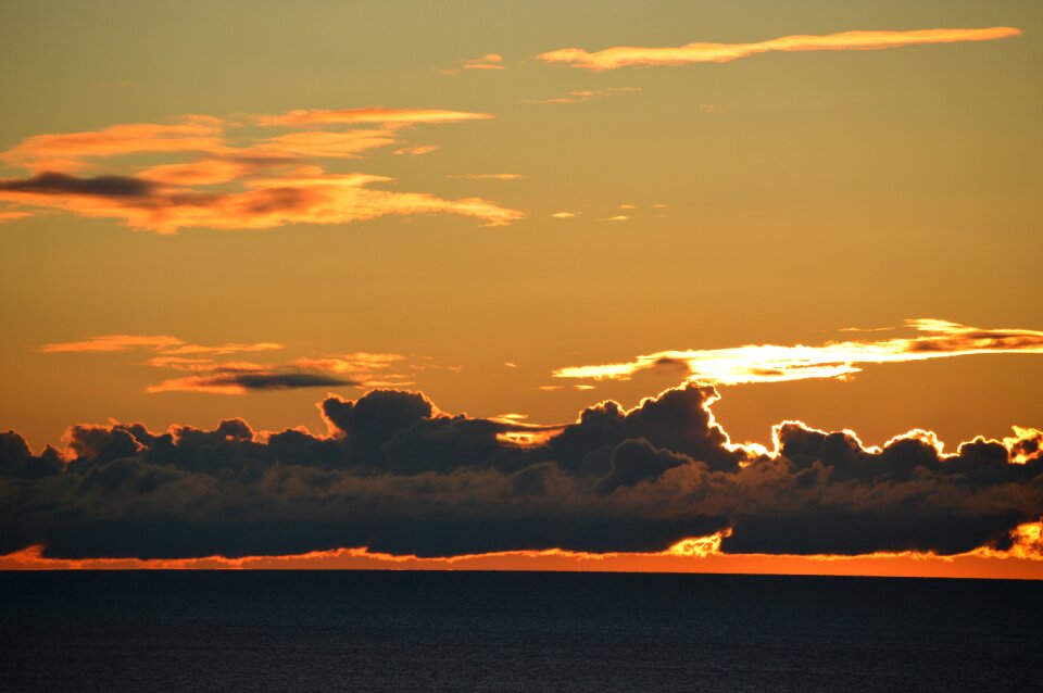 Cloud silhouette sky majestic
