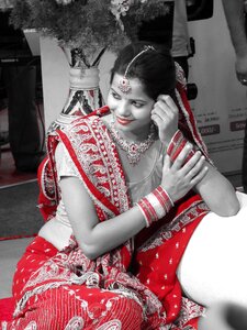 Wedding indian girl photo