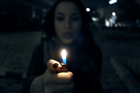 Dark flash of light light