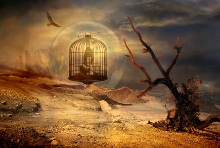 Air horizon surreal