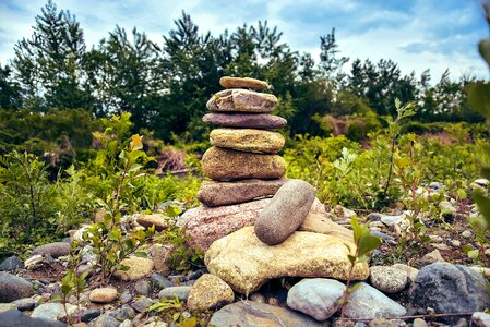 Rock nature environment