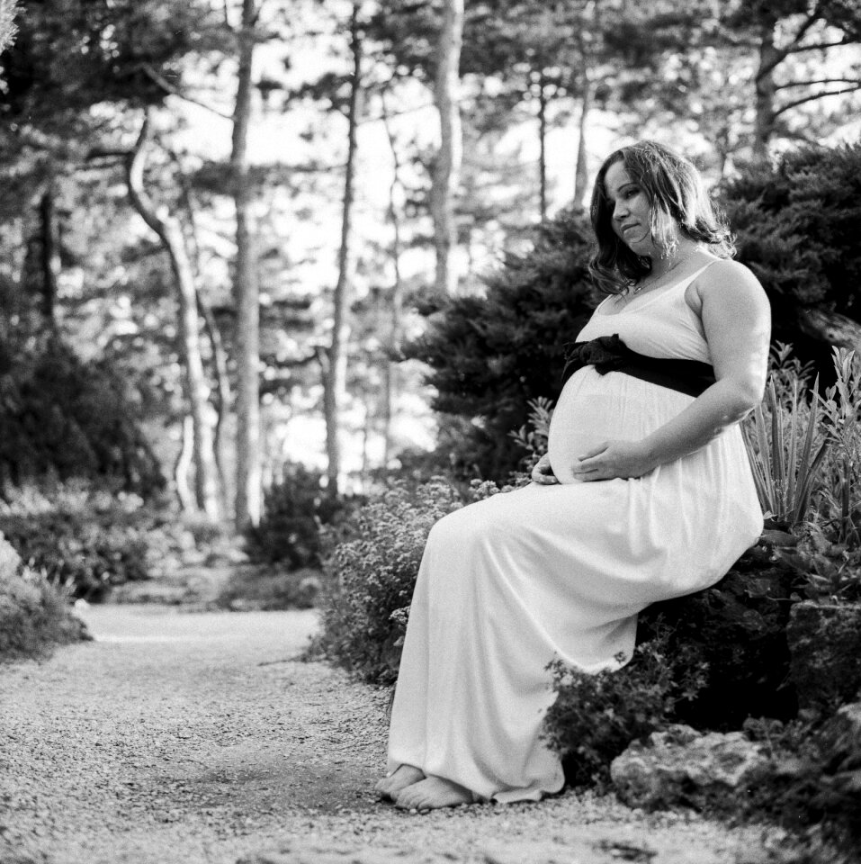 Young pregnancy mother