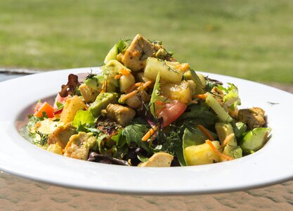 Healthy lunch green