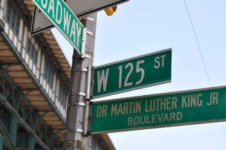 New york street signs broadway