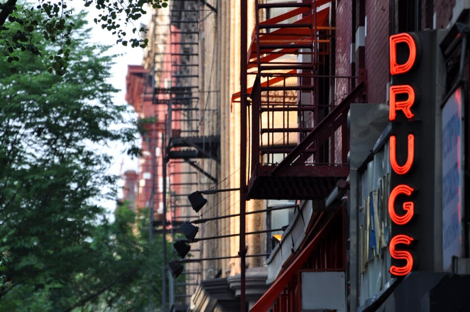 New york trees fire escapes