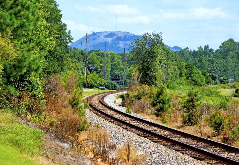 Train railroad track