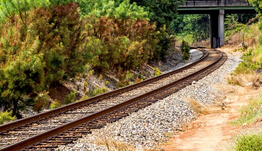 Train railroad track photo