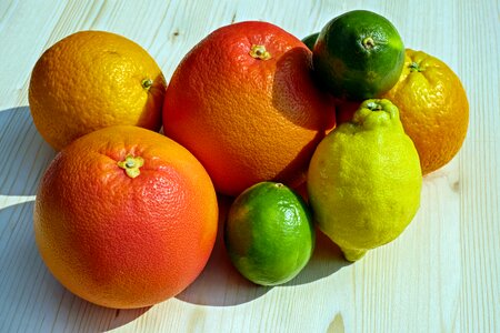 Citrus fruits fruits oranges photo