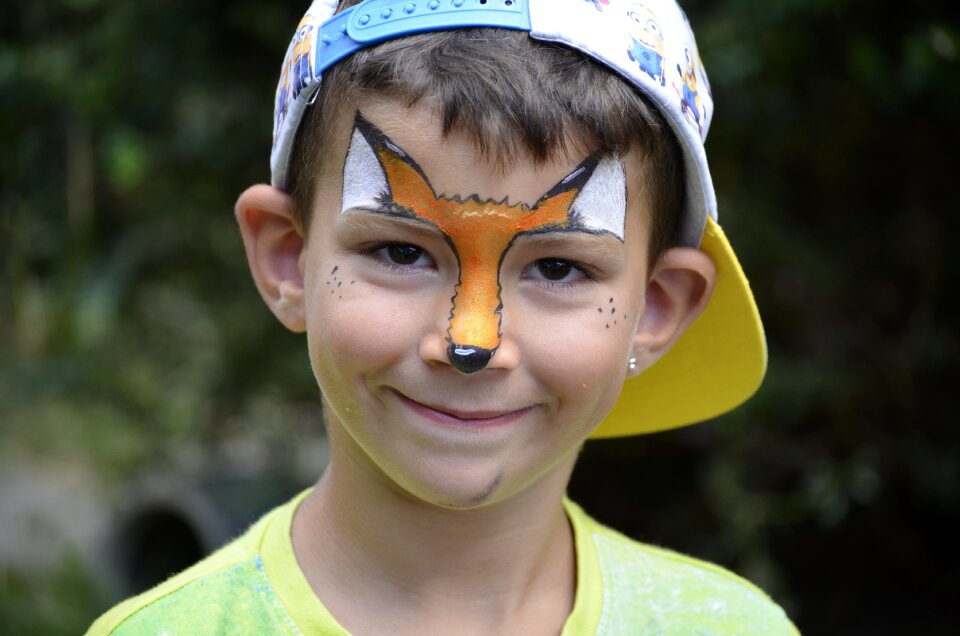 Face painting fuchs
