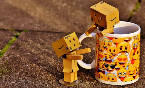 Coffee cup together for two