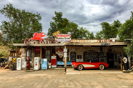 America old gas station