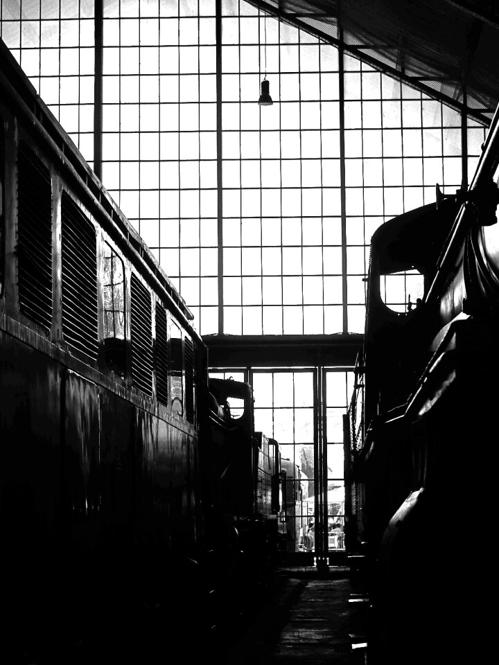 Train wagon machine cristalera