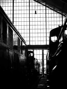 Train wagon machine cristalera