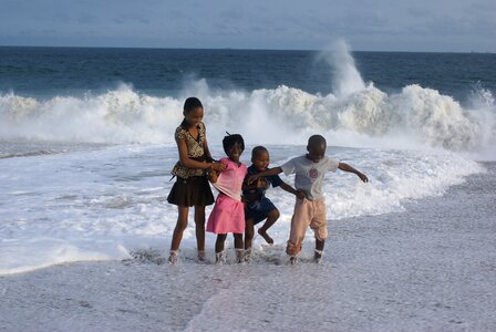 Beach water play