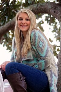 Smiling looking portrait