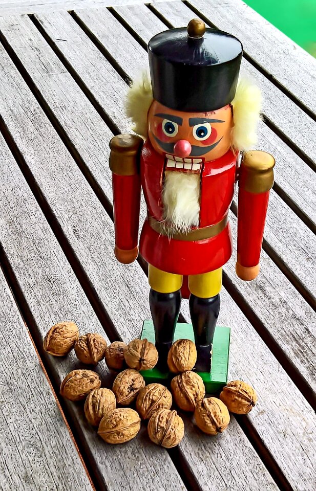 Soldier figure out wood hand labor