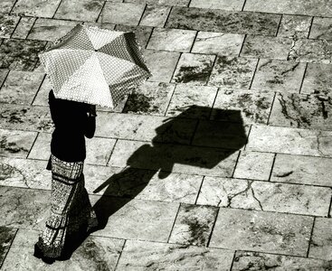 Sun umbrella fashion clothes photo