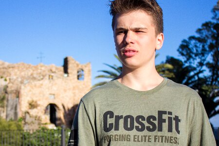 Crossfit forging elite athletes teenager photo