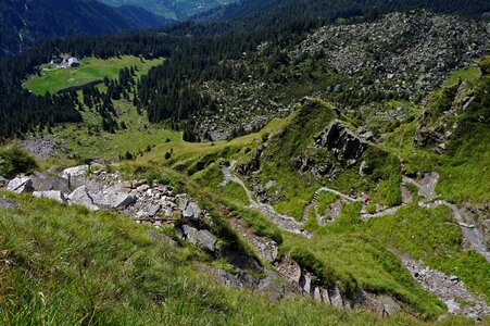 Refuge alm mountain photo