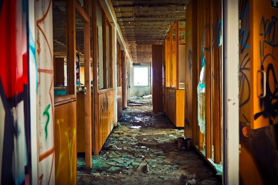 Ruin factory industry