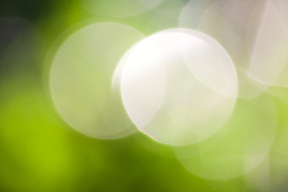 Blurry blur circle