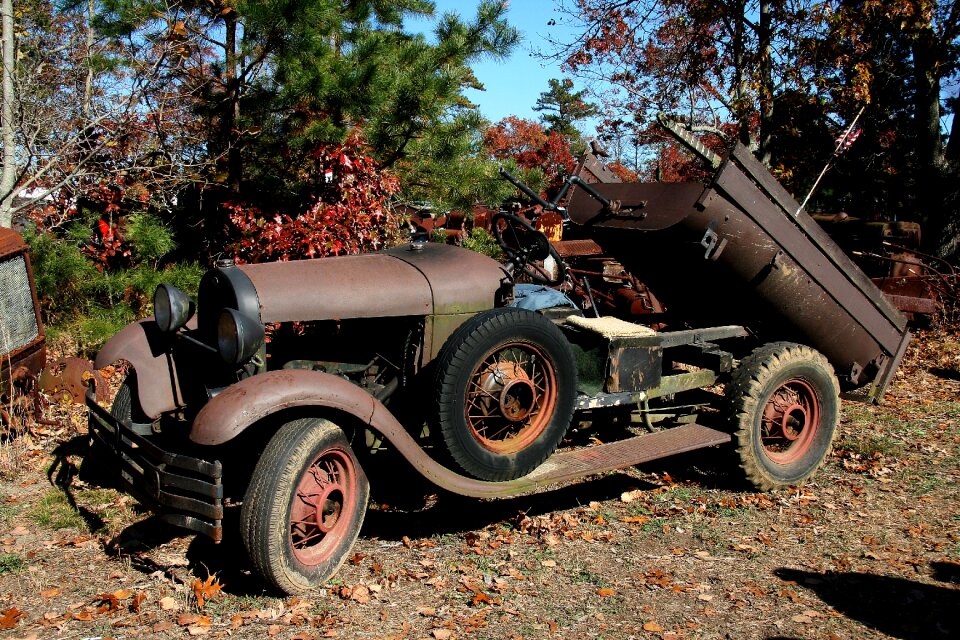 Antique rust abandoned