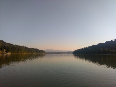 Lake cove sunset