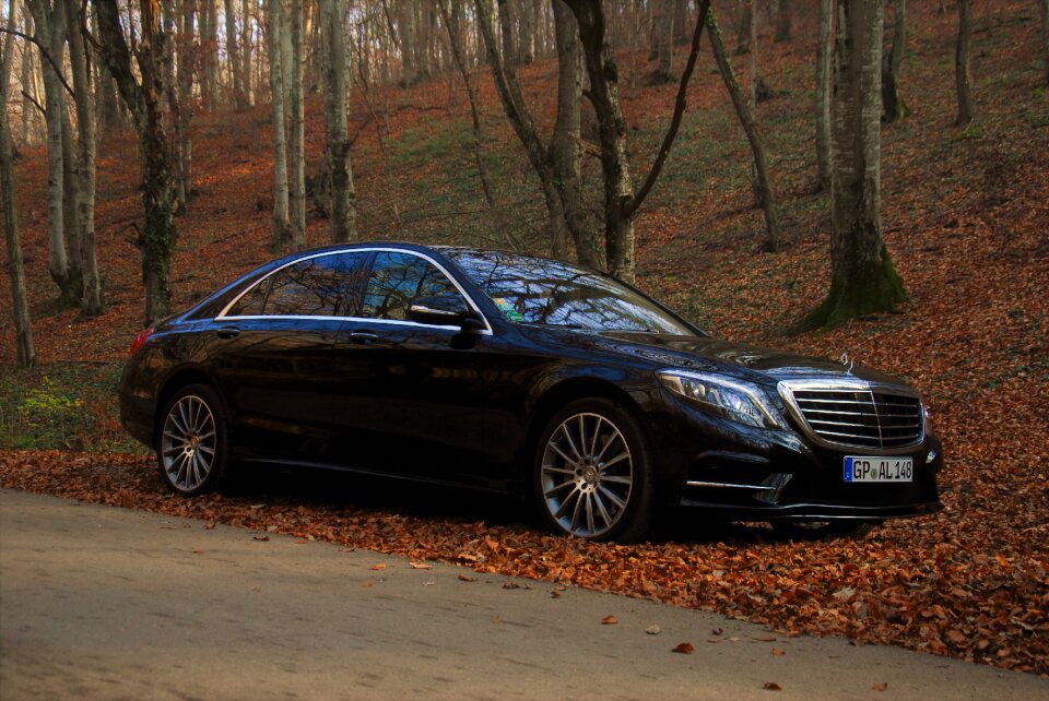 Luxury car mercedes s class