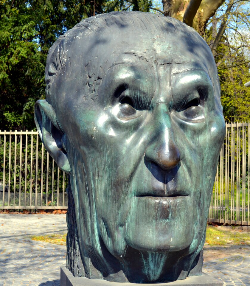 Imposing konrad adenauer politician